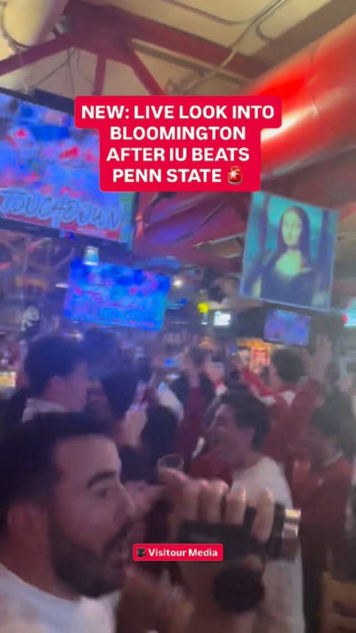 BLOOMINGTON IS ON FIRE!! Visitour was live on campus after the Hoosiers epic win vs Penn State! 

Be sure to follow @visitourmedia, @hoosiersrecruiting, @hoosiers.center_ and @cfbworldwide for the best college football content 😤🤝

#collegefootball #hoosiers #bigtenfootball