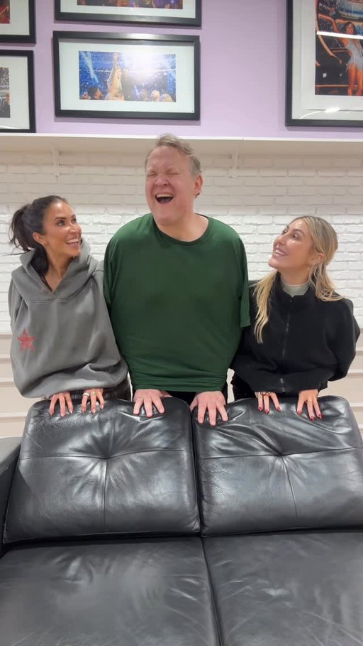 We made excellent use of our time today 😂😂😂😂 (don’t worry, these three little birds rehearsed HARD today!!) @kaitlynbristowe @richtercommaandy
