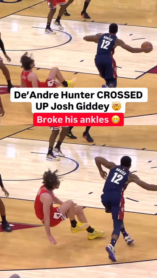 Josh Giddey might have to sit out for a while after that play 😬