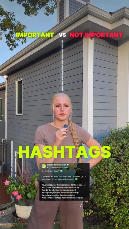 Important vs. Not Important - Social Media Edition. 

Follow for more social media marketing education.