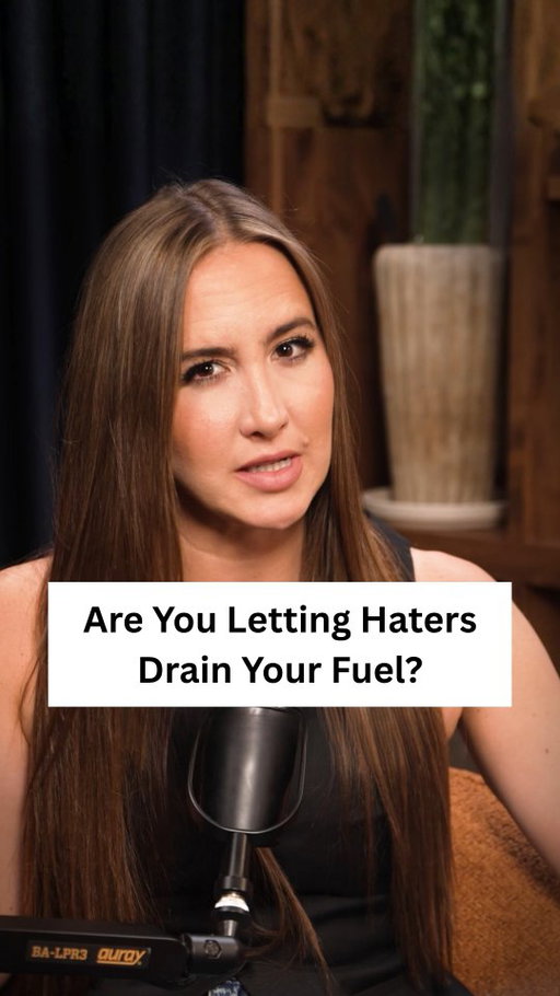 Never let someone else's negativity drain the fuel from your tank. Their hate is a reflection of their own struggles, not your worth.

Wish them well, then get back to work. Tag your ride or die