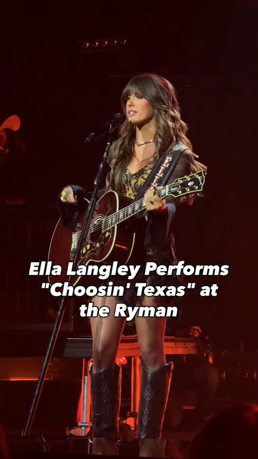 He's choosin' Texas, I can tell 🤠🎶 @ellalangleymusic
