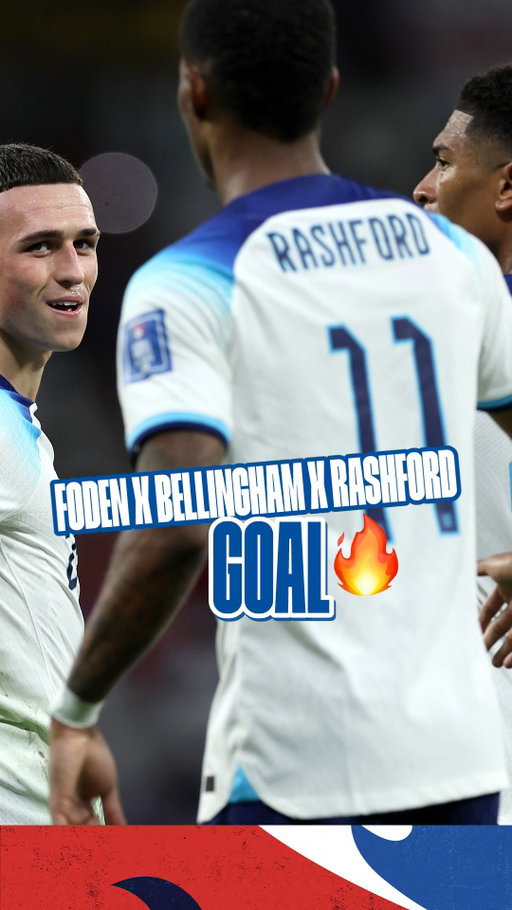 Foden ➡️ Bellingham ➡️ Rashford 🔥