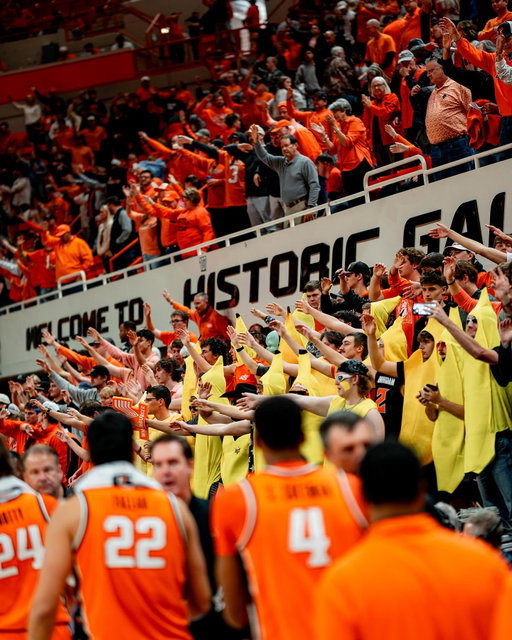 Could feel the energy from the jump today. Keep it up Cowboy fans! We’re just getting started. #GoPokes