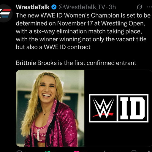 biiiiiggg opportunity next monday in Rhode Island at wrestling open! @wrestlingopenri 

I have the chance to become the second ever WWEID Women’s Champion, and get at WWEID contract if i win. 
WWE has been my dream since i was literally 5 years old. 

it’s do or die on November 17th, and one thing about me is i don’t die 😤😤 
see you all in RI! 🩷 it will be the 20th state i’ve wrestled in!