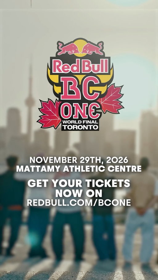 Next stop... Canada 🇨🇦 On to Red Bull BC One World Final Toronto 2026! 

November 29, 2026 👈 Save the date

💥 Get EARLY TICKETS to the main event 🌎 Available now in @redbullbcone bio. Claim yours & get ready for next year's Red Bull BC One World Final!

#redbullbcone #redbull #breaking #givesyouwiiings #toronto #canada