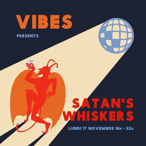 VIBES x SATAN’S WHISKERS 

🇬🇧 Straight Outta London, @k.udc and @the1andollie from @satans_whiskers , two of the best bartenders in the whole wide world and even better humans, are taking over our little bar in the heart of Nice. 
Expect classic cocktails & old school hip hop spinning on our turntables by @djdarryljones 

☎️ we highly recommend you to book to make sure you get a taste of Satan’s. 

📍Vibes. Monday 17th November
🕰️ 18:00 - 22:00
🎧 Darryl Jones

🇫🇷 Tout droit venus de Londres, @k.udc et @the1andollie de @satans_whiskers , deux des meilleurs bartenders au monde et surtout de magnifiques personnes, prennent le contrôle de notre petit bar en plein cœur de Nice.

Au programme : cocktails classiques et hip-hop old school joué live sur nos platines par @djdarryljones 

☎️ réservez avant qu’il ne soit trop tard.

📍Vibes. Lundi 17 Novembre 
🕰️ 18:00 - 22:00
🎧 Darryl Jones

📷 & artwork by the talented Keïla.