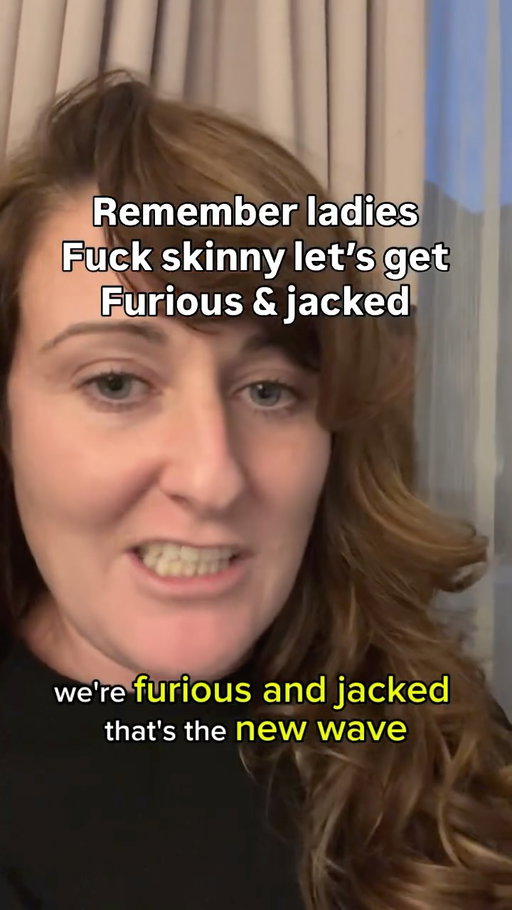 Fuck skinny let’s get furious & jacked