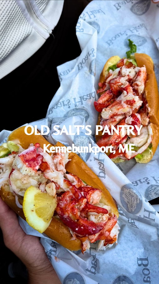 11/10 lobster rolls from Old Salt’s Pantry in Kennebunkport! I miss them #ogunquit