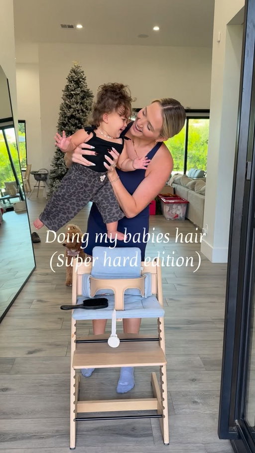 Not too bad right😍😆 #hairstyles #babyhairstyle #bubblebraids #cute