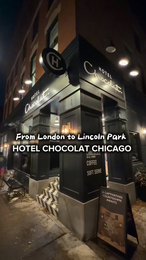 Chocolate lovers, this one’s for you 🍫 @hotelchocolatusa — the British brand known for its rich chocolate drinks and sleek cafés — already has four Chicagoland locations and is opening its first downtown flagship on the Mag Mile this holiday season. With a liquid chocolate tap (yes, really) and 18 flavors of drinking chocolate, this is pure cocoa luxury.

.
.
.
.
.
.
.
.
.
.
#chicagopescetarian #hotelchocolat #chocolatelover #chicagodesserts #chicagocafe #thingstodoinchicago #chicagogram  #chicagoexplore #hotchocolate