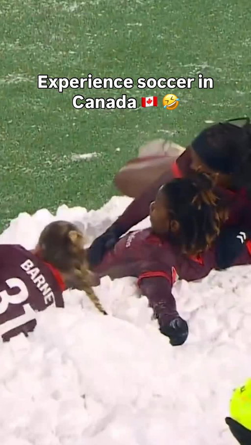 Esther Okoronkwo nods Sam Adekugbe with the snow bank celebration after her first goal of the evening ❄️ #NSL