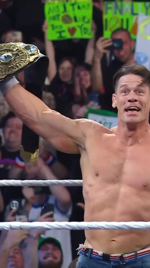 CENA DOES IT! THE GOAT IS YOUR NEW INTERCONTINENTAL CHAMPION 🐐🏆🔥 #WWERaw