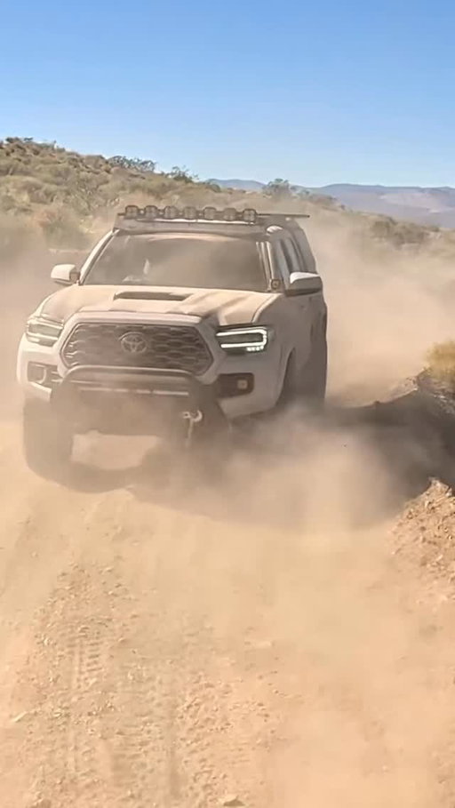 We had some #offwego fun in the Mojave desert with our friends from @offroadtraveltv and @ovrmag on our way to @semashow @aapexshow. 
Big thanks to @adventure_expedition_co, @kaizenoffroad, @falkentire, @sparkstoyota and @lockoffroadwheels! 
#kyb #overlanding #offfoad #suspension
