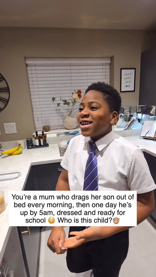 This child of mine has warned me not to expect him to be doing this everyday🤦🏽‍♀️

Do you have that child that isn’t a morning person? 

Andrea is not a morning person and we literally have to drag him out of bed every morning so you can imagine my excitement and shock when I went downstairs and saw him making his breakfast already by 6:30 am. Just when I was about to rejoice, he warned him not to expect this everyday because Oga doesn’t trust himself 🤣🤣