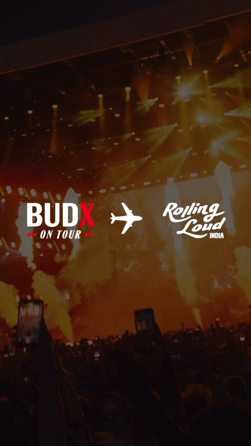 Two American icons. One trailblazing journey around the world 🍻

BudX On Tour comes to Mumbai with Rolling Loud India. Are you ready? 🔥