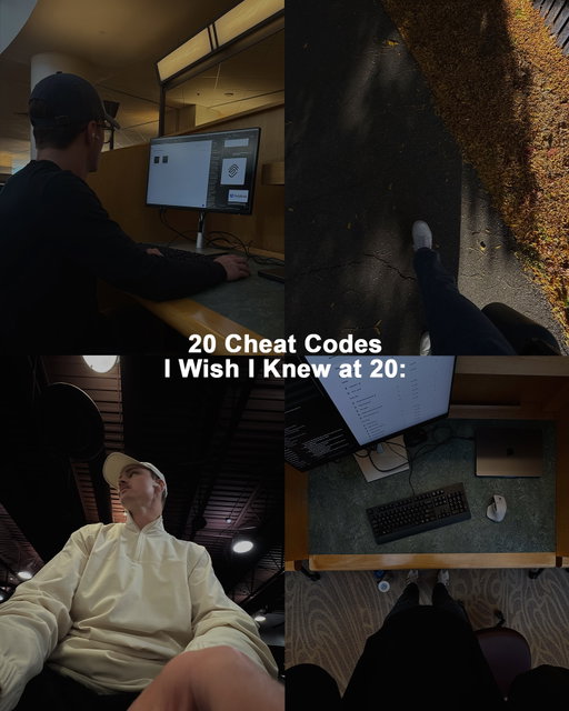 20 lessons I wish I knew at 20.