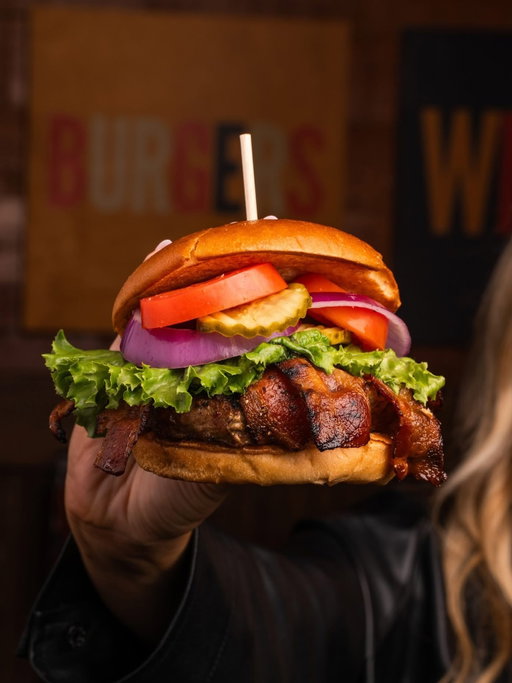 Join us today as Smokey Bones salutes our veterans!
All veterans & active-duty military enjoy a FREE entrée — our way of saying thank you for your service. 💙

🍔 Bacon Cheeseburger | 🥩 Pulled Pork Sandwich | 🍗 Chicken Tender Platter
Each comes with a regular side. Dine-in only. Valid Military ID required.