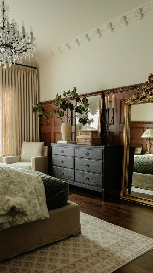My bedroom has always felt incomplete, especially on the side opposite my bed. I’ve always had cheap dressers, never anything this beautiful, and for years would always show you guys the other side of the room. But now I’m so thrilled with this ENTIRE space! I got this stunning dresser, glider, bedding and decor pieces from @potterybarn and could not love them more! This bedding is SO beautiful and dreamy. This green velvet lattice quilt is my favorite I’ve ever had! I also wanted a glider for when my baby girl comes and this one is perfect and incredibly comfy. I have a few more finishing touches in here but for the first time ever, it feels complete!! Comment LINK below to receive a DM with the link to shop this post on my LTK ⬇ https://liketk.it/5wTJV #mypotterybarn