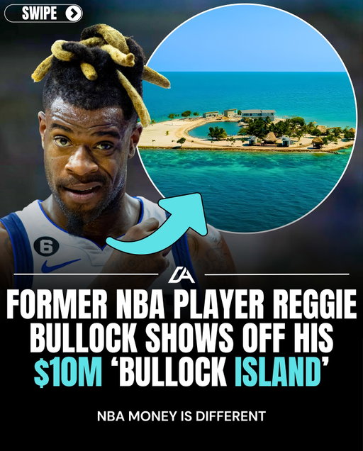 Reggie Bullock former NBA sharpshooter bought his own private island in Belize. A 5 acre island now known as “Bullock Island”. The $10 million property features luxury villas, a bar, multiple docks & plenty of basketball courts.

He said the goal was to find a place for his family & friends to enjoy year round. He made over $50 million in his career.

Follow @idailyathlete for more Basketball & Football content 🏈🏀