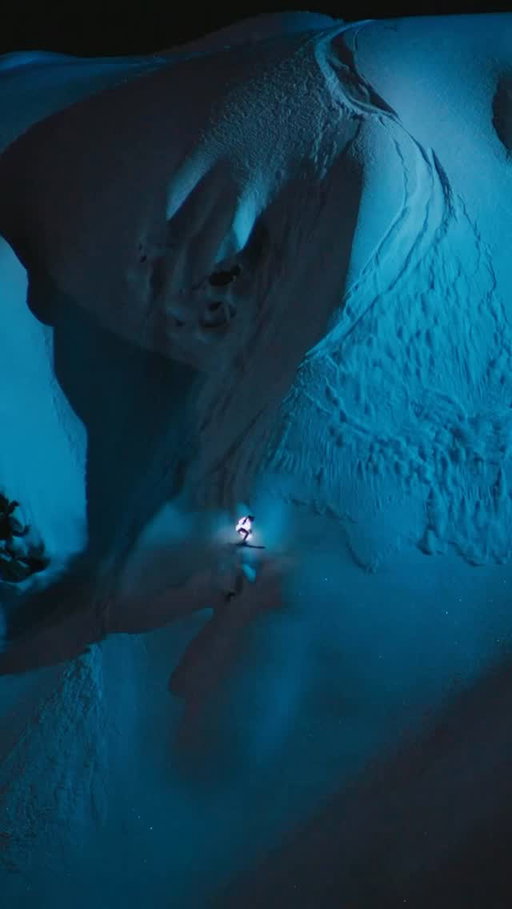 For Chris Benchetler’s ‘Mountains of the Moon’ to capture the energy of the natural world through the psychedelic lens the crew envisioned, he had to think differently. One of the most technical challenges?  Building the custom lightsuits the athletes would wear that would perform from the high the alpine to the ocean floor. 

To tackle the task, Benchetler and his production crew teamed up with our design team to ideate, test, and test again (and probably one more time for good measure). 

#arcteryx