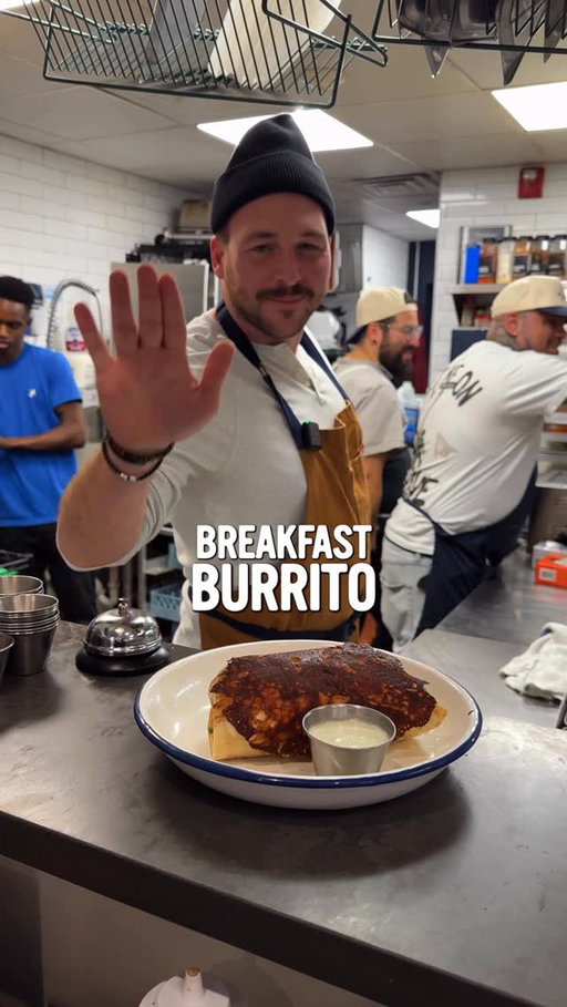 Burrito time at Mile Square Cafe!

Guajillo-Brasied Beef, Scrambled Eggs, Oaxaca-Mozzarella Blend, and Fries