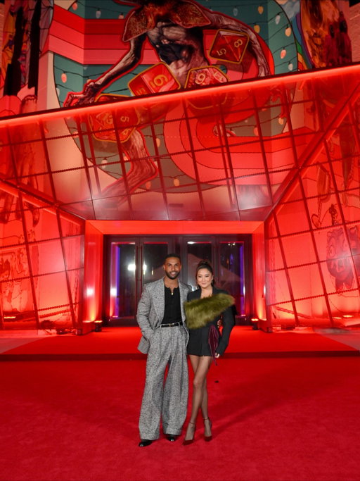 bonjour, glamour. the Emily in Paris cast turned the Netflix House Philadelphia housewarming into a soirée ✨🍾