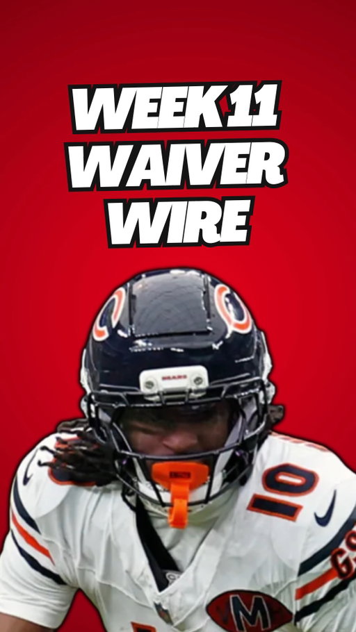 Week 11 MUST ADD Waiver Wire Pickups #fantasyfootball #fantasyfootballadvice #nflfantasy #waiverwire #waivers #waiverwirepickups #FYP #fantasy #explore 

Updated ROS Rankings available link in bio!