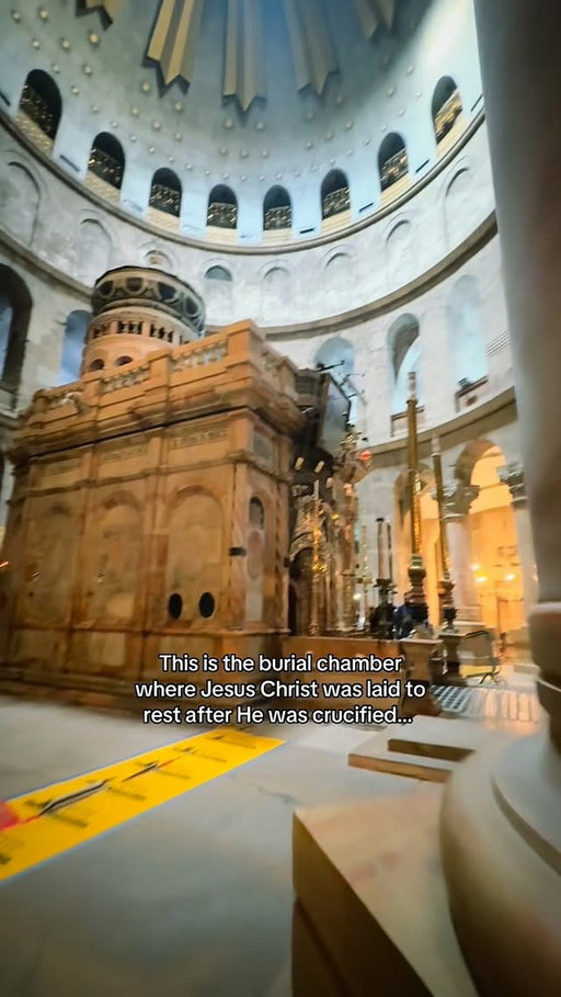 I came to the Church of the Holy Sepulchre as one person and left another. I touched the stone where Jesus’s body once rested… and felt what words can’t describe… resurrection, not just His, but also mine.🫶 This place is so powerful. 

#jerusalem #israel #jesus #jesuschrist #god #love #blessed #honored #beautiful #ancient #bc #travel #godisgood #thankyoujesus #experience #powerful #energy #spirit #spiritual #life #live #sacrafice #appreciation