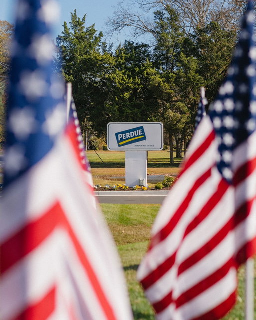 Recognizing Service, Sacrifice, and Dedication. This Veterans Day, we pause to honor the courageous and resilient men and women who have served in the U.S. Armed Forces. At our Corporate office and the Perdue Agribusiness office in Salisbury, Maryland, we pay tribute to our veterans every year with a powerful ceremony organized by our Veterans Associate Resource Group. It's an enduring tradition and a meaningful reminder that our freedom is owed to the bravery and commitment of those who serve. Today, and every day, we are deeply grateful to all veterans who are part of our Perdue family, and for veterans everywhere. Thank you for your service.