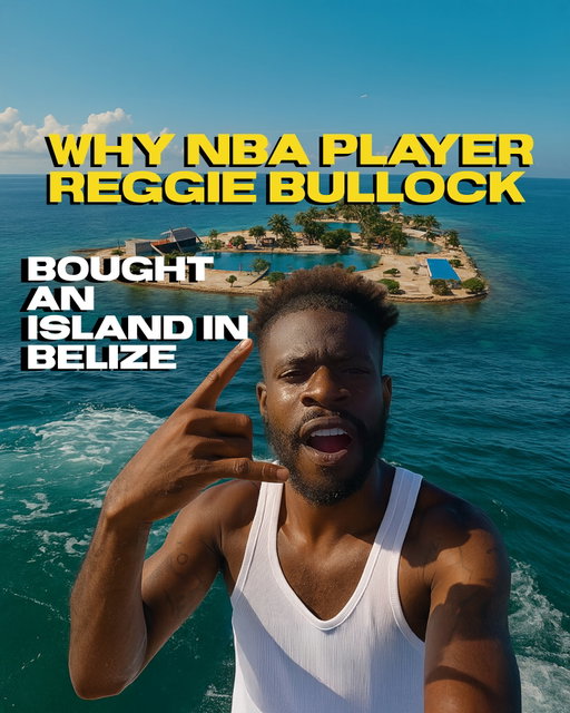 Reggie Bullock breaks down why he bought a private in Belize 🇧🇿 FULL VIDEO ON YOUTUBE 
#belize #privateisland #nba