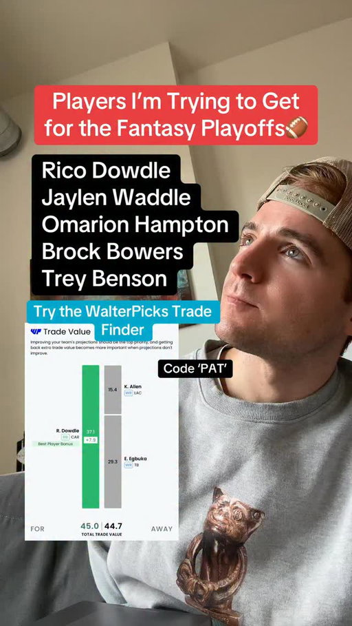 Rico has a bye week in Week 14. Perfect guy to target if you’ve clinched a playoff spot #fantasyfootballtips #fantasyfootballadvice #ricodowdle