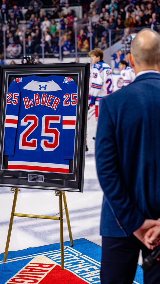 From guiding the Rangers to greatness to cementing his own legacy, Peter DeBoer returned to The Aud this Friday vs. the Saginaw Spirit for his Level of Legacy ceremony and to announce the starting lineup.

#RTown | #BattleBuilt