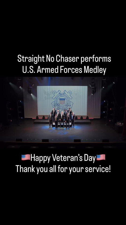 To all the #USVeterans we want to thank you for all your service! #HappyVeteransDay 🇺🇸

#CoastGuard #Army #Navy #AirForce #Marines #ArmedForces #USMilitary #StraightNoChaser