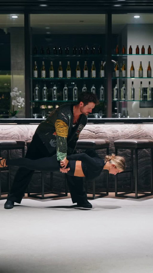 She trusts me. 
#DWTS