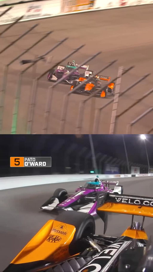 Now that’s how you battle it out on an oval 😮‍💨