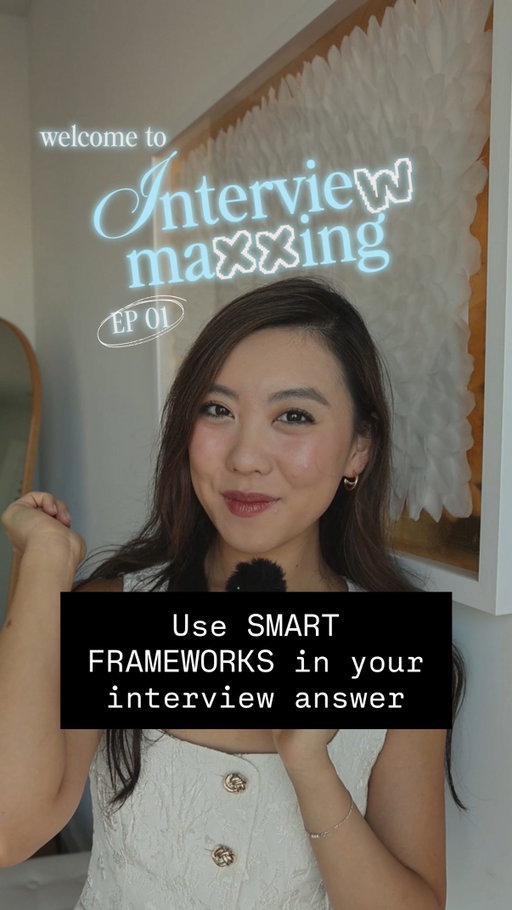 Summary below :)

✨Follow for all 10 *interview-maxxing* tactics that’ll help you land your dream offers — save for future recruiting too!✨

👉Tactic #1: Use SMART FRAMEWORKS as part of your answer

EXAMPLES & POTENTIAL FRAMEWORKS:
(Watch video for sample scripts & also tie in a real example too!)

“What is your leadership style?”
Framework: Situational Leadership Model

“How do you handle prioritization?”
Framework: Eisenhower Matrix

“Tell me when you’ve dealt with conflict?”
Framework: Thomas-Kilmann Conflict Model

Note: You likely won’t want to discuss too many frameworks within the same interview, but dropping a solid framework in one of your answers is an awesome way to stand out :)

Tactic 2 coming up next…!

#careeradvice #careertips #interviewtip #interviewskills #consulting #finance #jobinterview #corporatelife #jobsearch #behavioralinterview #interviewcoaching