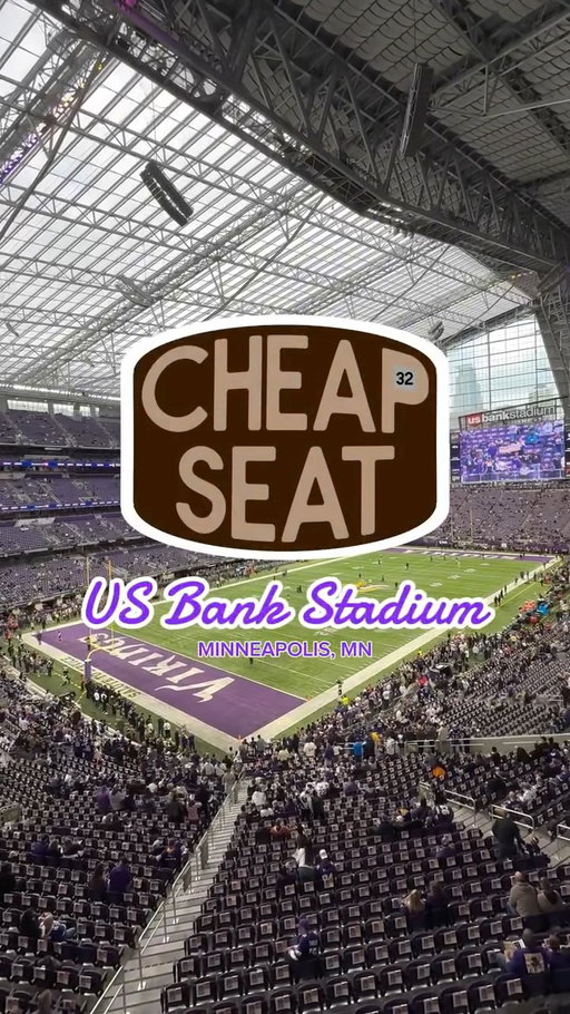 Cheap Seat: US Bank Stadium, home of the Minnesota Vikings 

In this series, I’m trying to find the single worst seat at every stadium I visit! Where should I check out next?

Vote for which seat you think is worse!

#nfl #nflfootball #mnvikings #skol #nflreels