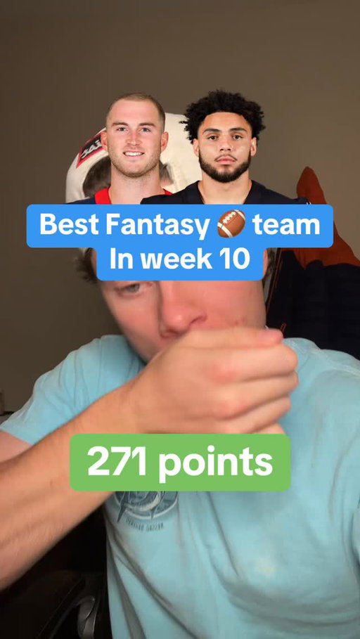 The best fantasy football team from week 10 🏈 #fantasyfootball #nflfantasy #nflfantasyfootball