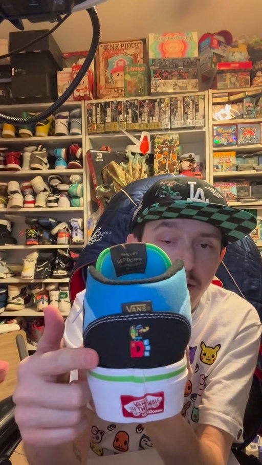 Early look at the @vans x @designercon half cab collab releasing exclusive at D Con’s 20th anniversary event this weekend! Use code Franalations at checkout for 20% off your tickets! See y’all there 🫡✌🏻