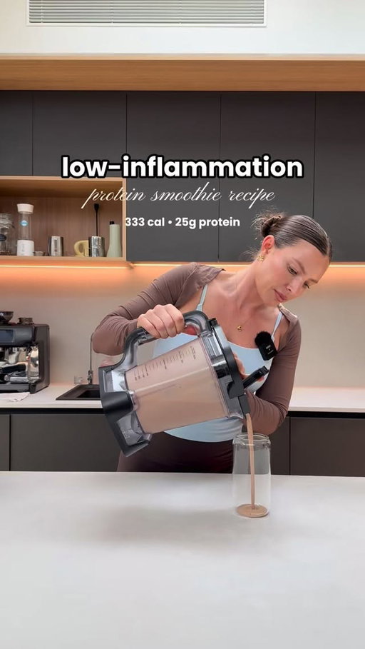 Energy boosting, pre-workout smoothie recipe (low-inflammation friendly),🥤putting my new @ninjakitchenau Stealth IQ Blender to the test.

I’m not about a lumpy smoothie and coming into the warmer months (if Melbs ever gets the memo), it’s frozen smoothie season. Can’t wait to create more delicious smoothie recipes, it’s crazy how much more excited I get about cooking/ creating recipes when I have products that make that process easier and fun. 

Recipe:
1/2 frozen banana
1 scoop protein powder
250ml almond milk
1 shot of coffee
1tbs peanut butter
Handful of ice

333 calories | 25g protein

If you’re in the market for a blender, I strongly STRONGLY suggest getting the Ninja Stealth IQ Blender, so far I’ve made the silkiest smoothies, pesto, chimichurri, and sliced vegetables with more ease than my tired old blender that was collecting dust. #ad #paidpartnership #NinjaStealthIQ