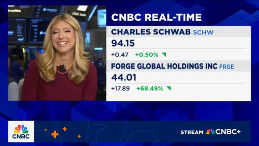 Charles Schwab President and CEO, Rick Wurster joined CNBC to discuss how Schwab continues to innovate and further democratize markets through the recent acquisition of Forge Global.

Disclosure: Investors should carefully consider the investment objectives, risks, charges, and expenses before investing. The prospectus, offering document or private placement memorandum contains this and other information. It should be read carefully before investing. This is not an offer of, or a solicitation to subscribe to or purchase, securities.

Only investors who qualify as accredited investors, qualified clients, or qualified purchasers are eligible to invest in private company securities.

Investing involves risks, including loss of principal.

Private markets (e.g., private company securities) are highly illiquid and there is no guarantee that a market will develop for such securities. Each investment carries its own risks, and you should conduct your own due diligence regarding the investment, including obtaining independent professional advice.