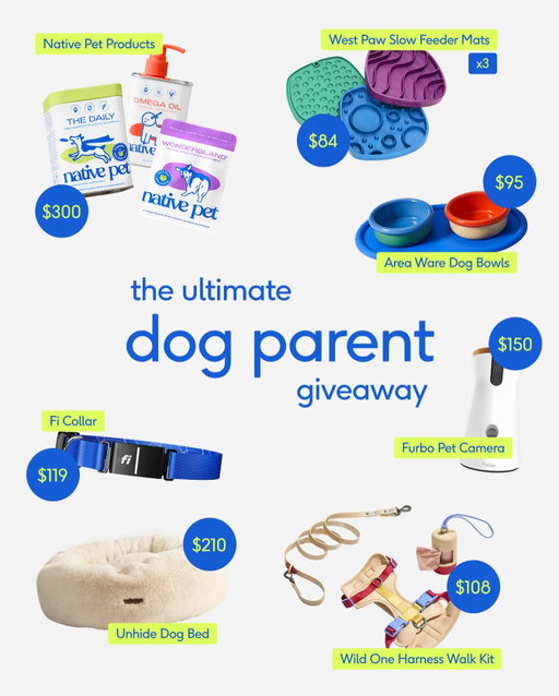 GIVEAWAY CLOSED we are celebrating all of you, amazing pet parents, with a $1,000 prize for one lucky pet parent. it’s our way of giving thanks 😌 

HOW TO ENTER 👇
✨ follow @nativepet & like this post
✨ comment tagging your fav fellow dog parents (one comment = one entry)
✨ want 10 extra entries to win? head to the link in bio and enter your email, then comment “done”. (FYI black friday is coming up, trust us- you don’t want to skip this step 👀)
✨ want 5 extra entries? comment a 💙 on our recent 2 posts. 

besties: this giveaway closes 11/14 T 11:59pm, so get your entries in asap. 👏 only open to US residents 18+. this giveaway is not affiliated with instagram or other brand featured. giveaway winner will be contacted either via email or instagram dm, we will not ask for any personal banking information. beware of scam accounts. 

GOOD LUCK 🍀💙