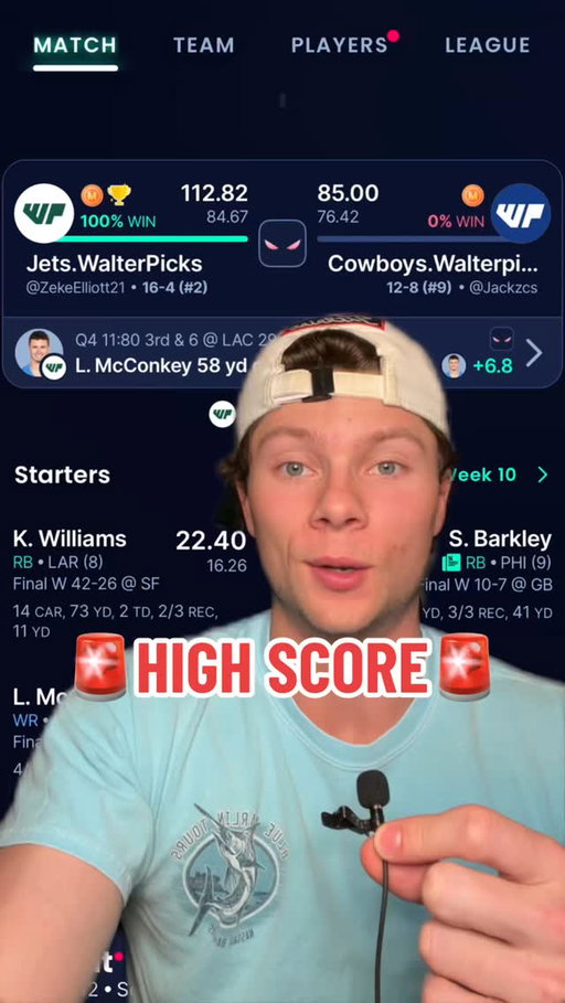 32 team league is crazy 🏈🚨 #fantasyfootball #walterpicks32 #nflfantasyfootball
