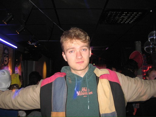 me completely sober at a karaoke bar in Sweden