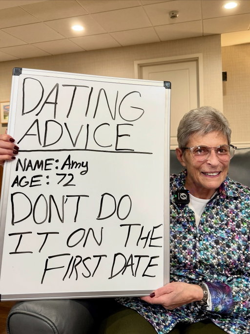 Swipe ⬅️ Our seniors gave their advice for a first date - Marvin’s response is ✅🫶👏

Home: @riverspringnyc