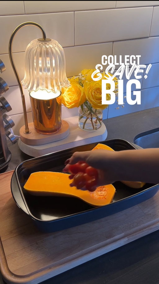 Soup weather’s calling. 🥣

Whip it up in borosilicate glass bakeware that can handle anything from freezer to oven, or simmer it slow in our cast iron Dutch oven that works on all cooktops and keeps every bite tender. 

Tag a friend who needs this soup in their life! 🥣💛

Here's what you need: 
- 1 butternut squash
- 1 bulb PC Organic Garlic 
- 2 large carrots
- 1 pint of PC Axiany Tomatoes
- 1 Sweet Onion
- 3 tbsp PC Maple Syrup
- 1 bunch PC Thyme 
- ½ cup PC Feta cheese 
- 2 cups chicken stock
- Olive oil
- Salt & pepper, to taste

For topping: 
- 1 can OC Chick peas 
- Olive oil 
- PC Za'tar spice blend 
- Chopped PC Parsley

Instructions: Preheat oven to 400°F. Roast squash, garlic, carrots, tomatoes, onion, feta, and thyme in ovenware for 35–40 mins. Blend roasted veggies until smooth, then transfer to a Dutch oven and thin with chicken stock. Roast chickpeas at 400°F with olive oil and Za’atar in small ovenware for 10–12 mins. Toss with chopped parsley. Serve soup hot, topped with roasted chickpeas, and enjoy!

✨ Pro tip: Using quality ovenware makes roasting and cleanup a breeze.
