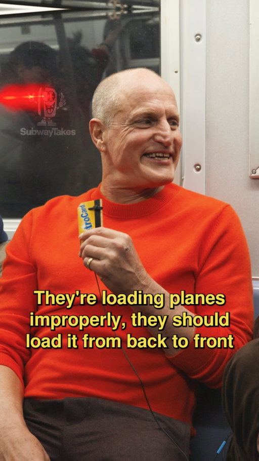 Episode 549: They’re loading planes improperly, they should load it from back to front!! Feat @woodyharrelson 

Hosted by @kareem
Created/Produced by Kareem Rahma (@kareem) and Andrew Kuo (@akuoproject)
Shot by @anthonydimieri @t1anm31 @sitcom__stupid
Edited by @tylerbat
Associate producers @arobinsonfilm @woodyharrelson 

#podcast #hottakes #subwaytakes #interview #nyc