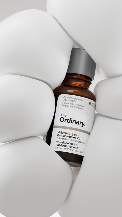 Skin volume has entered the chat 💬

Garnering interest on social media over the last year, Volufiline is an ingredient gaining popularity for its ability to replump areas of the face that have lost volume, but we noticed a few issues. 

Consumers were purchasing from sellers with low credibility, at high (and fluctuating) prices. So, we decided to make things a little more accessible— introducing Volufiline 92% + Pal-Isoleucine 1% 😊

Arrives tomorrow at theordinary.com