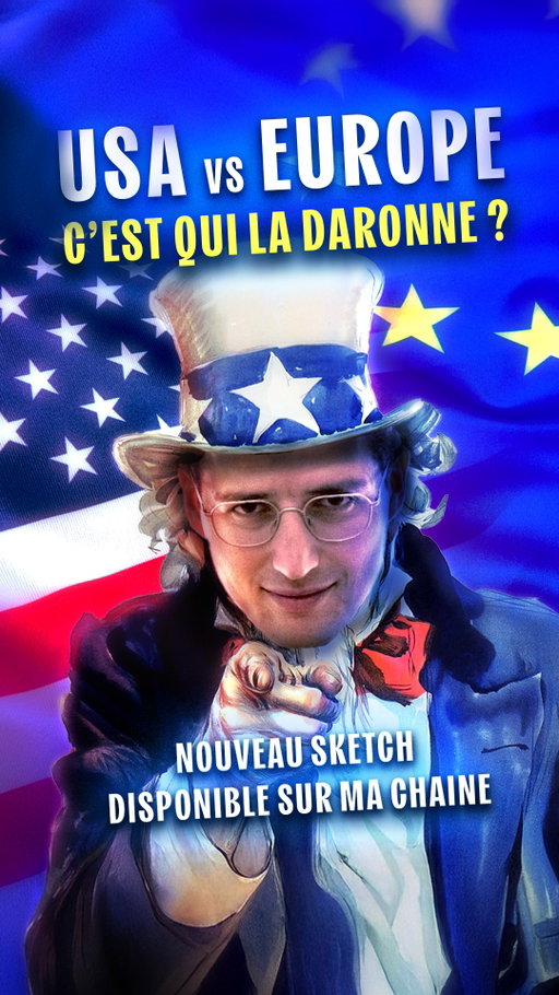 ➡️Commentez CHEESE pour recevoir le lien en DM !
Faut remettre l’église au milieu du continent
Europe VS USA : c’est qui la daronne ? Nouveau sketch inédit disponible sur ma chaîne. 

#humour #sketch #haroun #spectacle #usa #europe